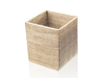 BASKET QK - Rattan bathroom waste bin by DECOR WALTHER - view 3